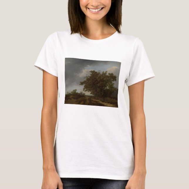 Jan Vermeer, Landscape on the Edge of the Dunes T-Shirt (Front)