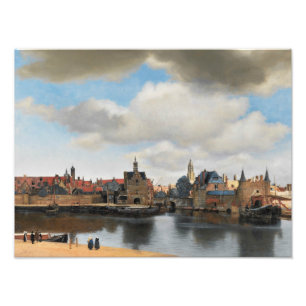 Jan Vermeer - View on Delft Photo Print