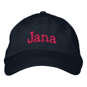 Jana Name Embroidered Baseball Cap