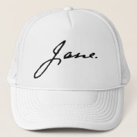 Jane as in Jane Austen, signature