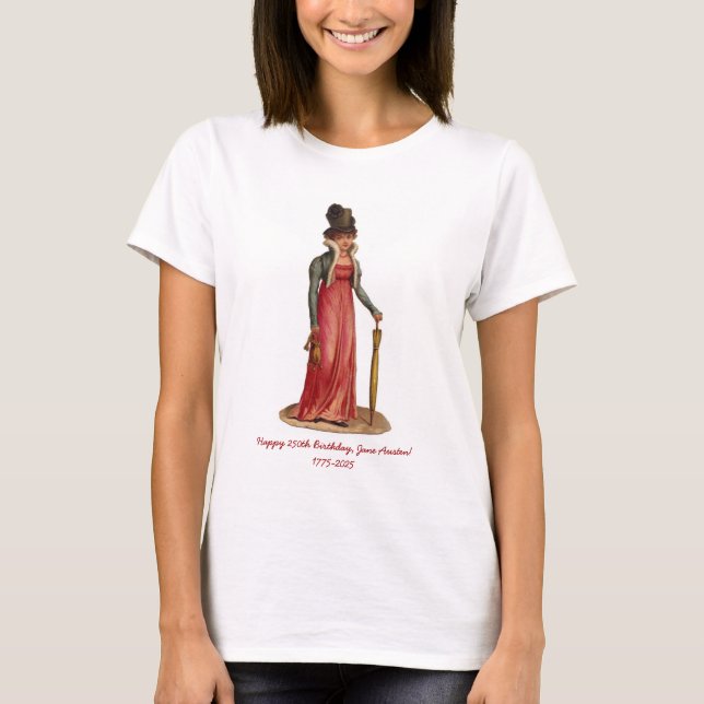 Jane Austen 250 Anniversary T-Shirt (Front)