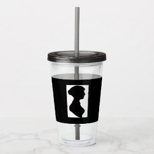 Jane Austen Acrylic tumbler
