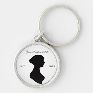 Jane Austen at 250 Keychain
