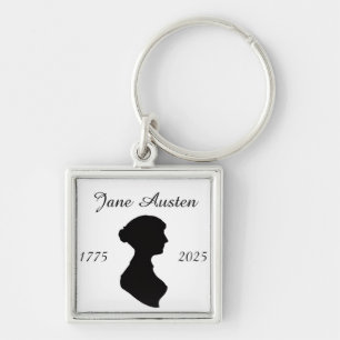 Jane Austen at 250 Keychain
