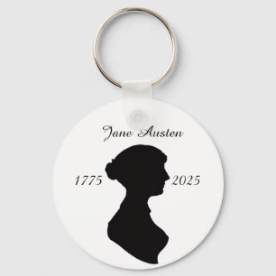 Jane Austen at 250 Keychain