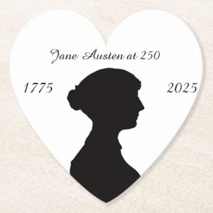 Jane Austen at 250 Paper Coaster