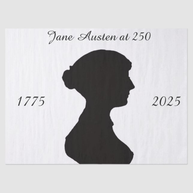 Jane Austen at 250 Tissue Paper (Front)