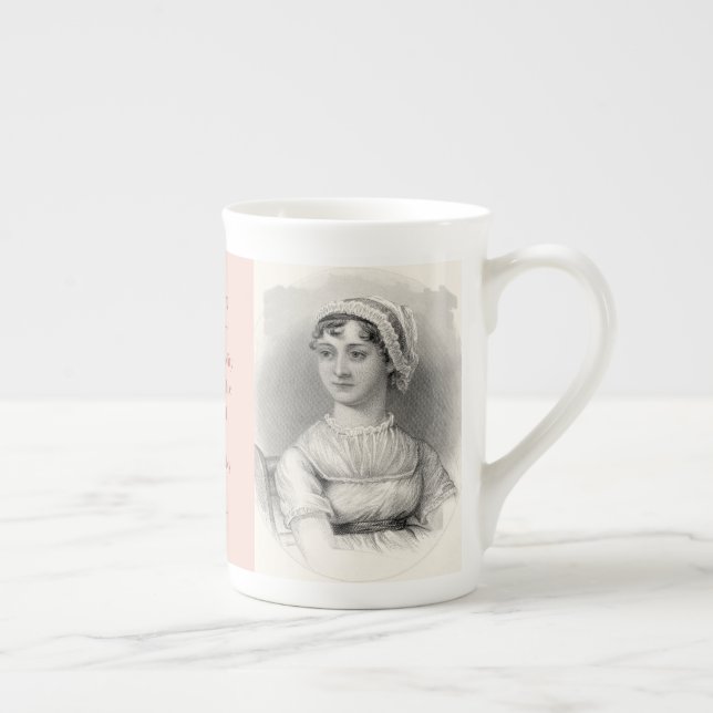 Jane Austen Bone China Bone China Mug (Right)