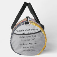 Jane Austen Books + Quote (gray)