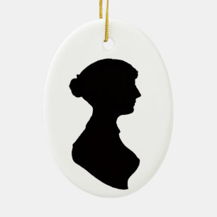 Jane Austen Ceramic Ornament