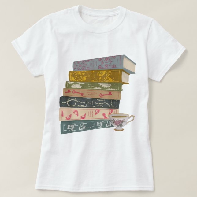 Jane Austen Clothbound Classics T-Shirt (Design Front)