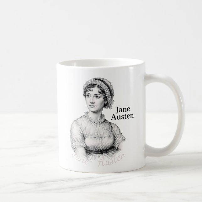 Jane Austen Coffee Mug (Right)