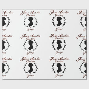 Jane Austen Couture Wrapping Paper