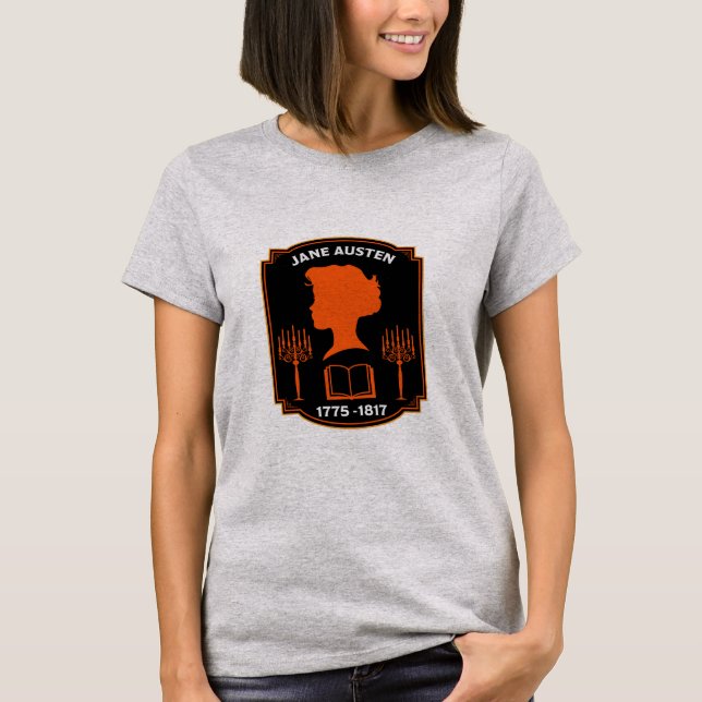 Jane Austen English Novelist T-Shirt (Front)