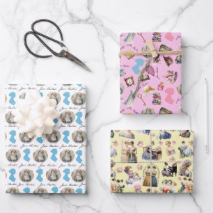 Jane Austen Ensemble de papier d'emballage