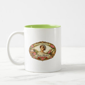 Jane Austen Fan club Two-Tone Coffee Mug