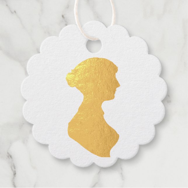 Jane Austen Favour Tags (Front)