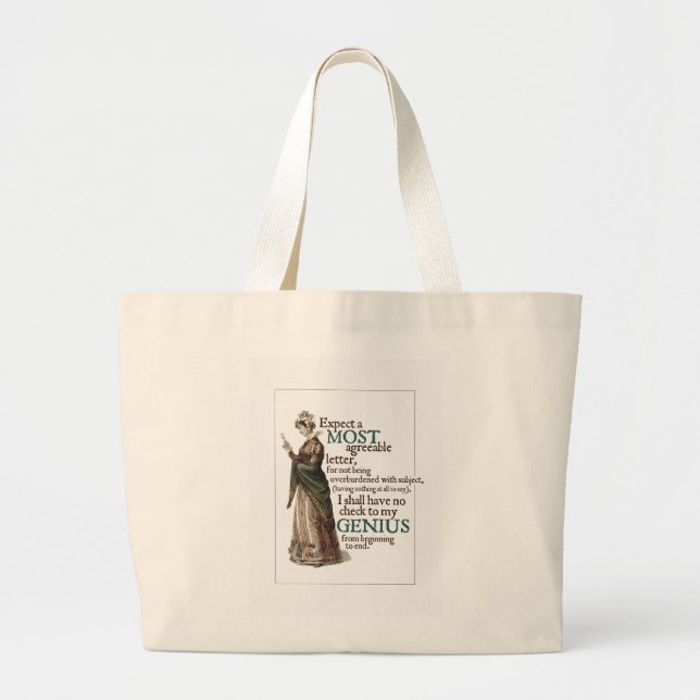 Jane Austen Genius Bag (Front)