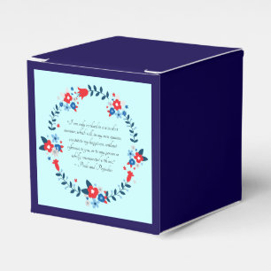 Jane Austen Happiness Quote, Pride and Prejudice Favor Box