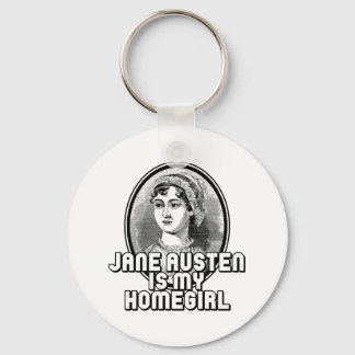 Jane Austen Keychain