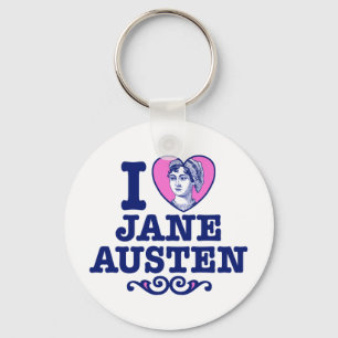 Jane Austen Keychain