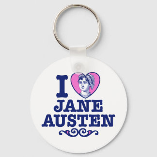 Jane Austen Keychain