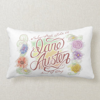 Jane Austen Kind of Day Lumbar Throw Pillow
