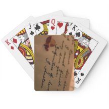 Jane Austen letter Playing Cards