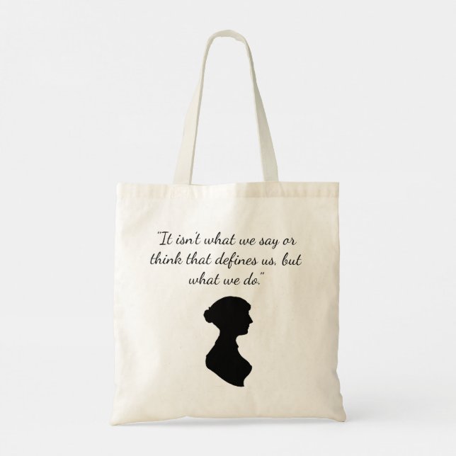Jane Austen : livres & devis Sac fourre-tout (Dos)
