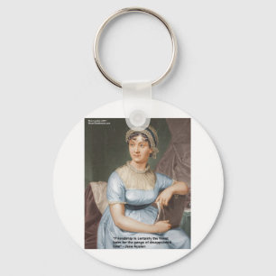 Jane Austen Love Finest Balm Quote Cards & Gifts Keychain