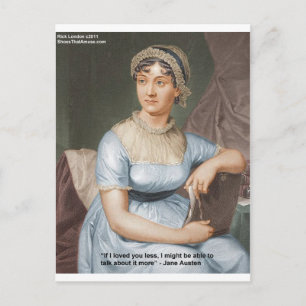 Jane Austen Loved U Less Quote On Gifts & Cards