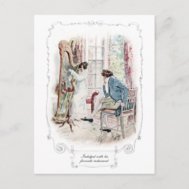 Jane Austen Mansfield Park Illustration Carte post (Devant)