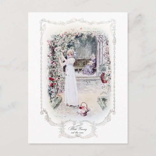 Jane Austen Mansfield Park Illustration Postcard (Front)