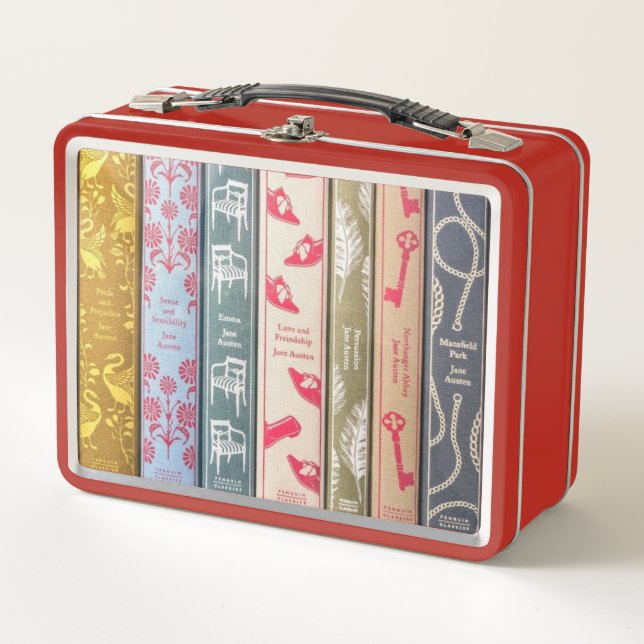Jane Austen Metal Lunch Box (Front)