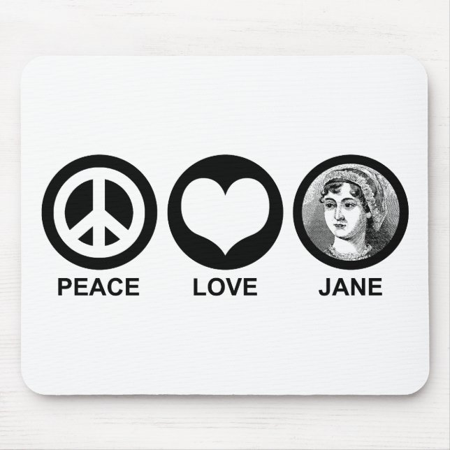 Jane Austen Mouse Pad (Front)