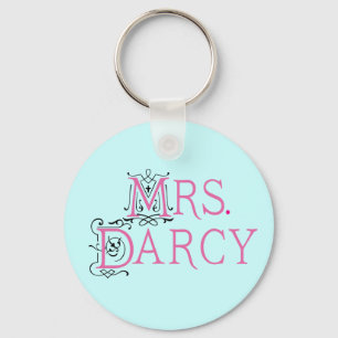 Jane Austen Mrs Darcy Gift Keychain
