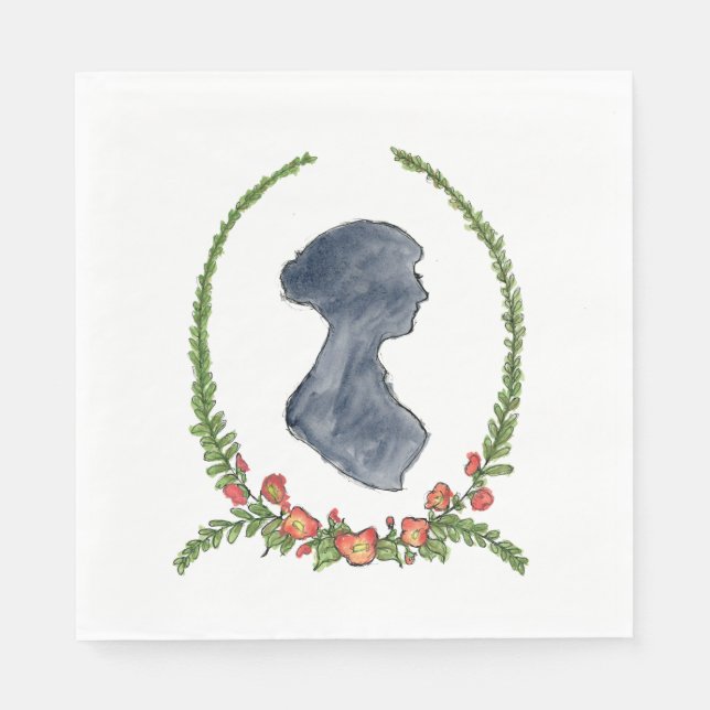 Jane Austen Napkins (Front)