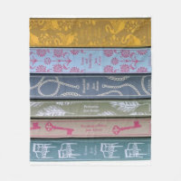 Jane Austen novel Throw Blanket