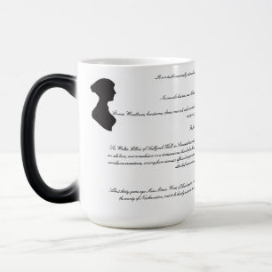 Jane Austen Novels' First LInes Magic Mug