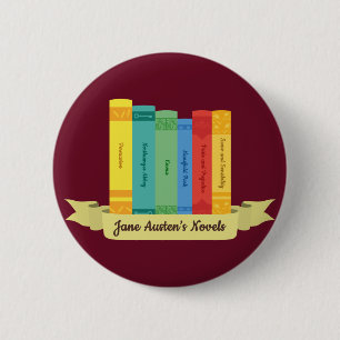 Jane Austen Novels III 2 Inch Round Button