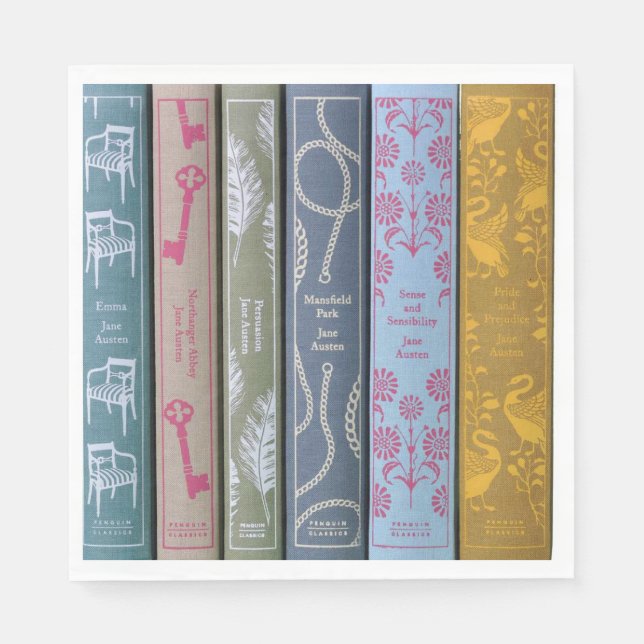 Jane Austen Novels Napkins (Front)