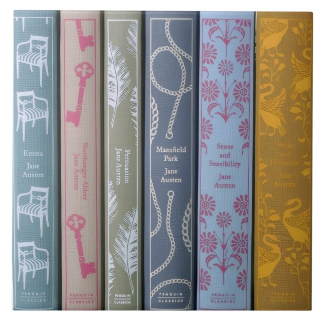 Jane Austen novels   Tile (Front)