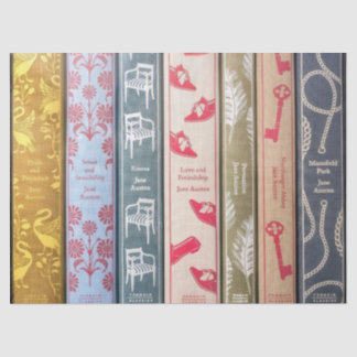 Jane Austen Novels Tissue Paper