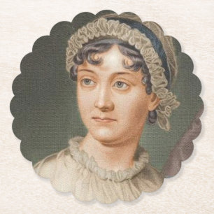 Jane Austen Paper Coaster