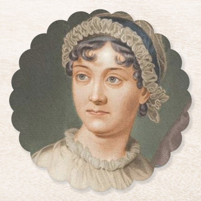 Jane Austen Paper Coaster (Front)