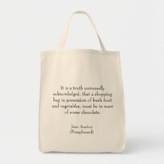 Jane Austen Paraphrasée Sac D'Achats