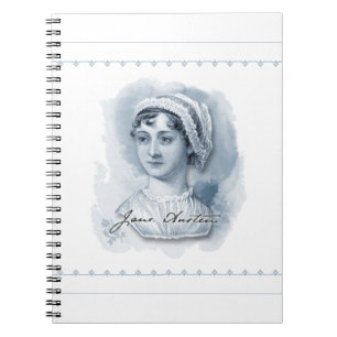 Jane Austen Portrait and Signature Notebook