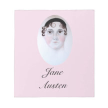 Jane Austen portrait, bookmark.