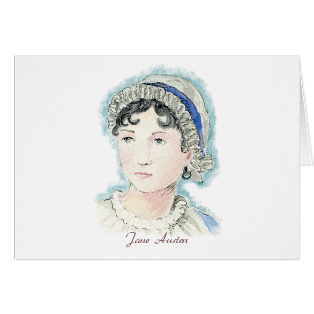 Jane Austen Portrait by Alice Flynn (Front Horizontal)