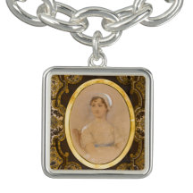 Jane Austen portrait charm bracelet